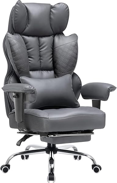 COMHOMA Big and Tall Office Chair Heavy Duty Wide Ergonomic Gaming Chair with…