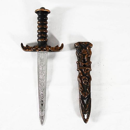 Miniatura 5 de 2 piezas de daga de plástico, espada de juguete no afilada, cuchillo falso pirata, accesorios de disfraz de pirata, accesorios de fiesta de pirata