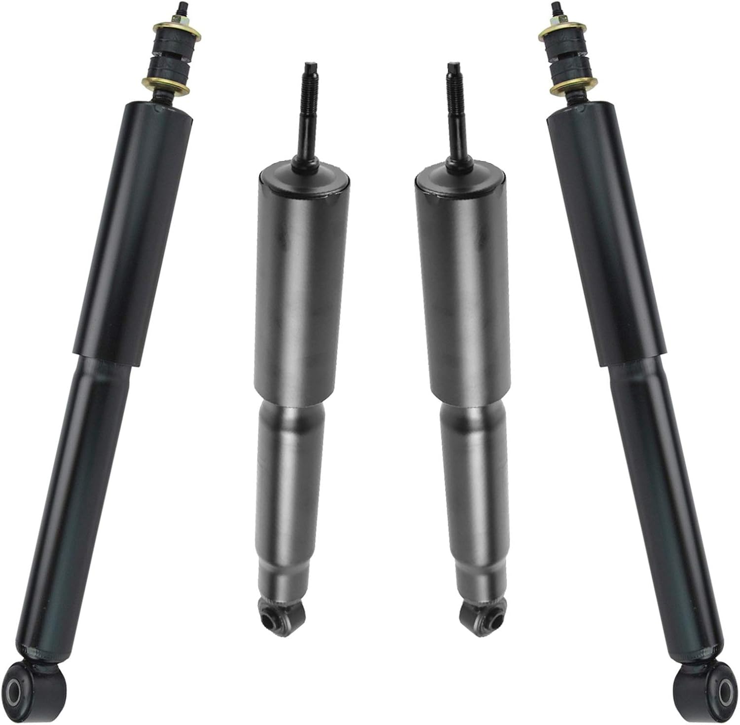 TRQ Front and Rear Shock Absorber Set Compatible with 1998-2002 Honda Passport 1998-2000 Isuzu Amigo 2002-2004 Axiom 1998-2004 Rodeo 2001-2003 Rodeo Sport