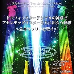 『ドルフィンスターテンプルの神殿でアセンデッドマスターたちに出会う瞑想～カルマフリーに導く～』のカバーアート