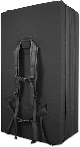 Miniatura 3 de Meister Boulder Beast XL Tri-Fold Rock Climbing Crash Pad con correas de mochila