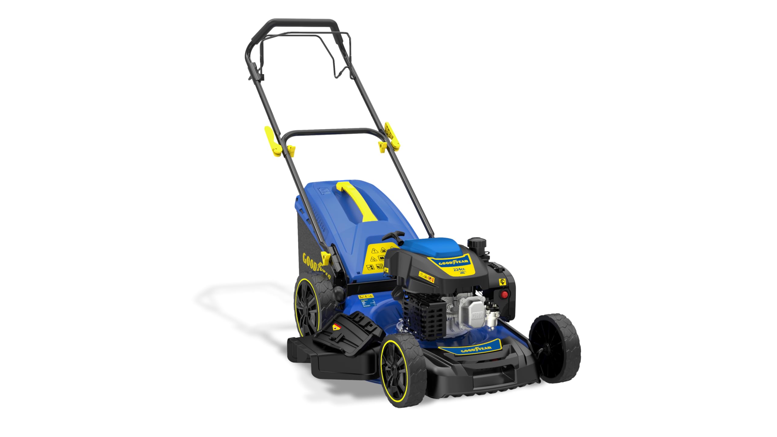 Goodyear - Cortacésped Eléctrico Rotativo 1800W, Ancho de Corte 40cm, Motor 3200 RPM, Segadora Eléctrica para Jardín hasta 300m², Altura Regulable y Bolsa de Recogida 35L, Ligero y Compacto — view 11