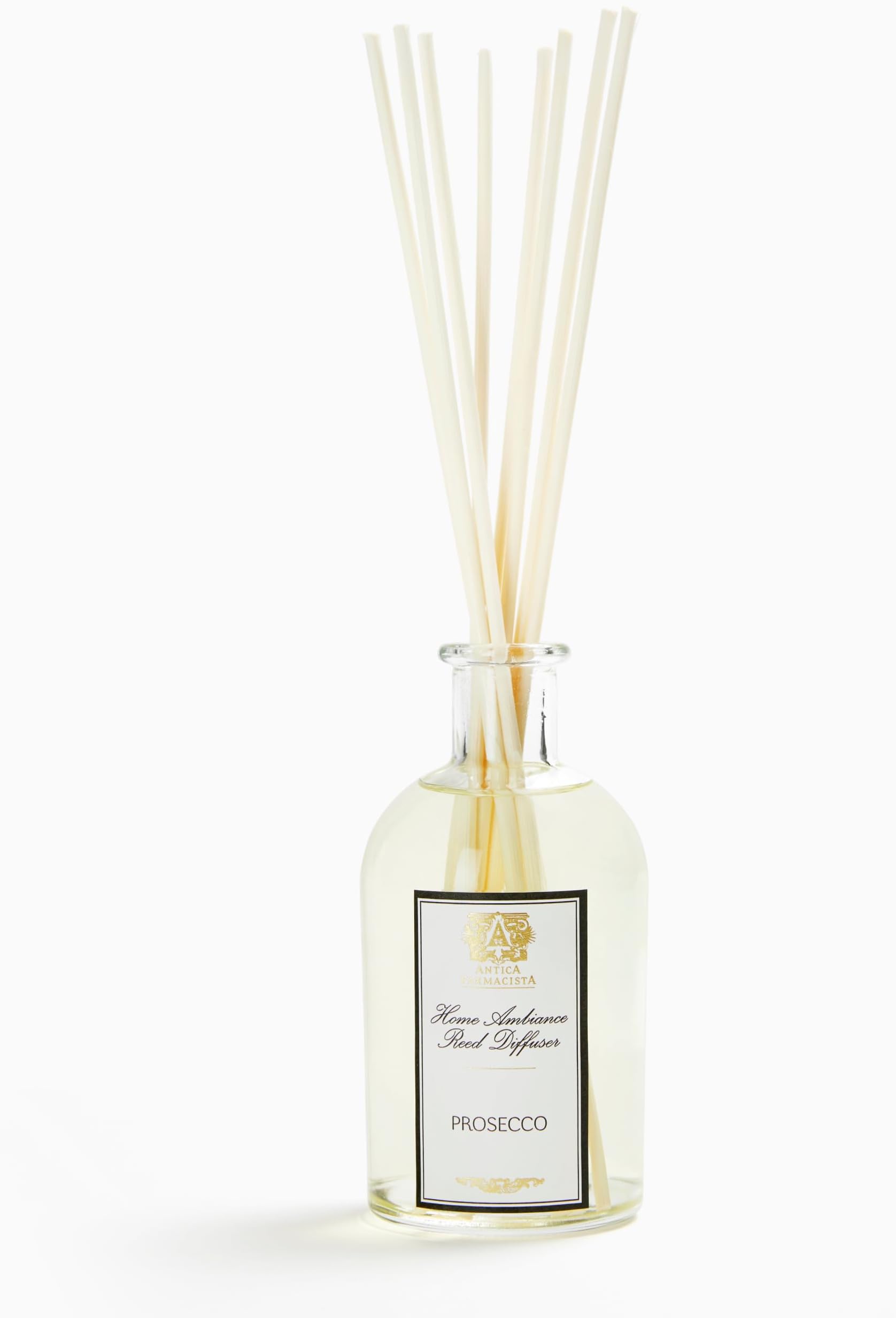 Home Ambiance Diffuser - Long-Lasting Reed Scent Diffuser - Luxury Room Freshener Gift - Prosecco, 8.45 fl oz
