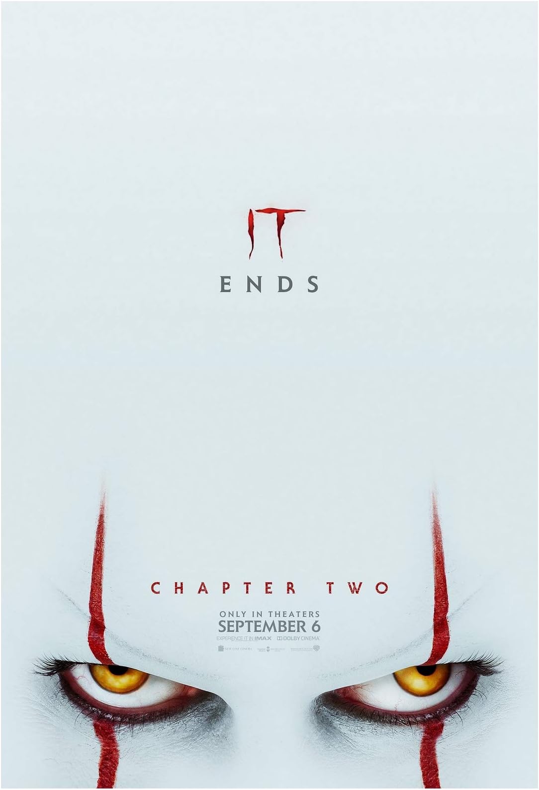 It Chapter 2 Movie Poster 24 x 36 Inches Full Sized Print Unframed Ready for Display