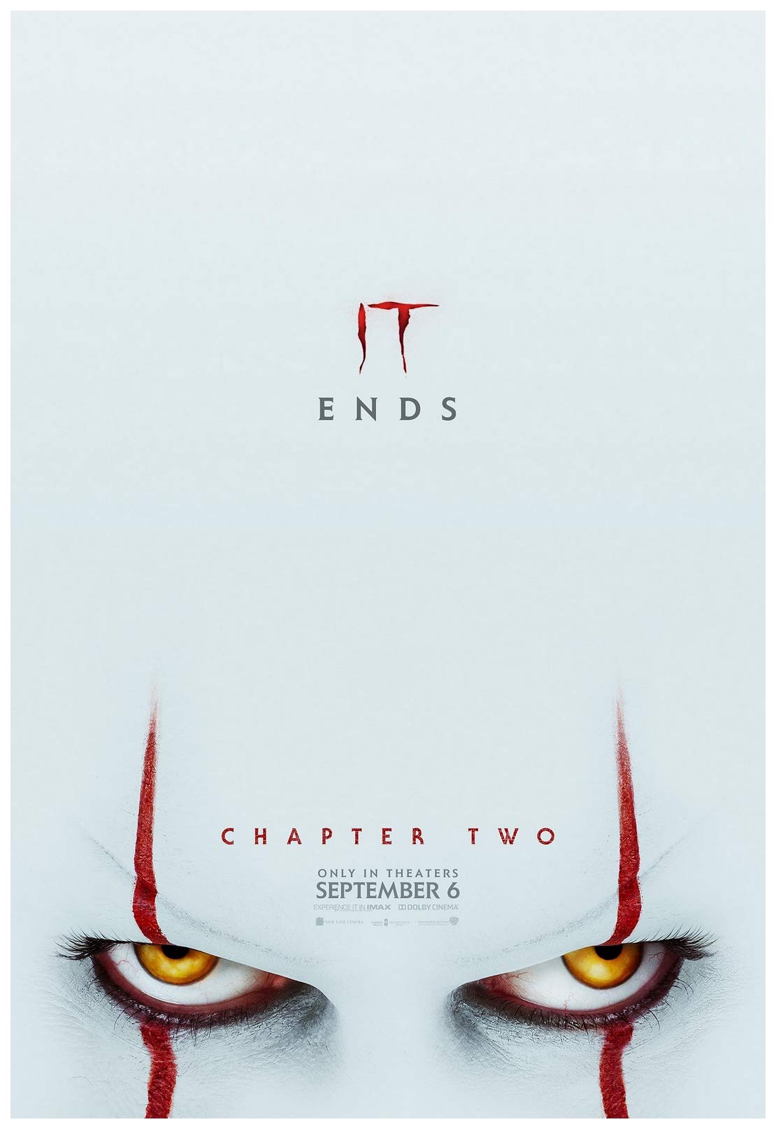 It Chapter 2 Movie Poster 24 x 36 Inches Full Sized Print Unframed Ready for Display