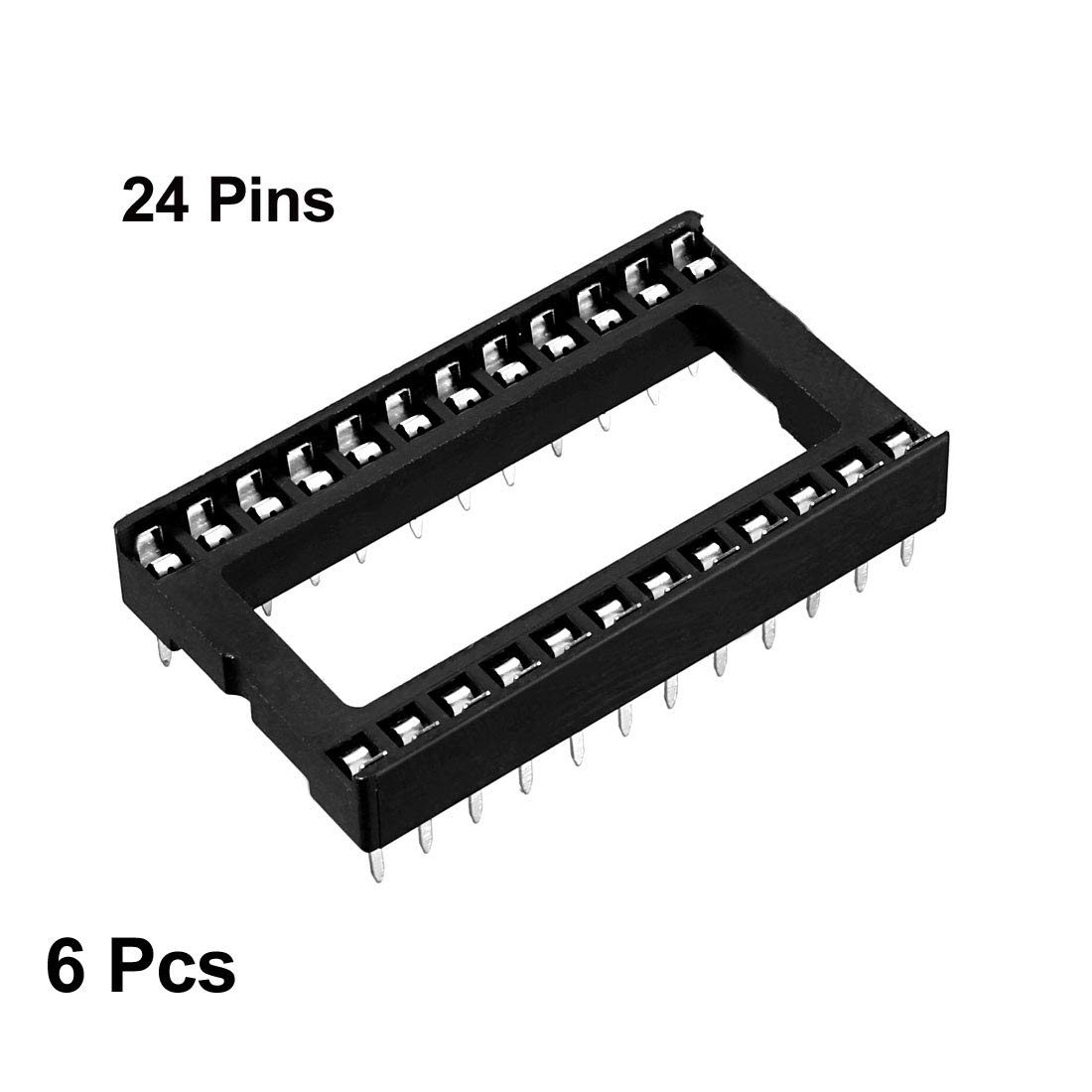PCB Adapter Socket Uxcell 6pcs DIP IC Chip Socket Adaptor Solder Type 2 ...