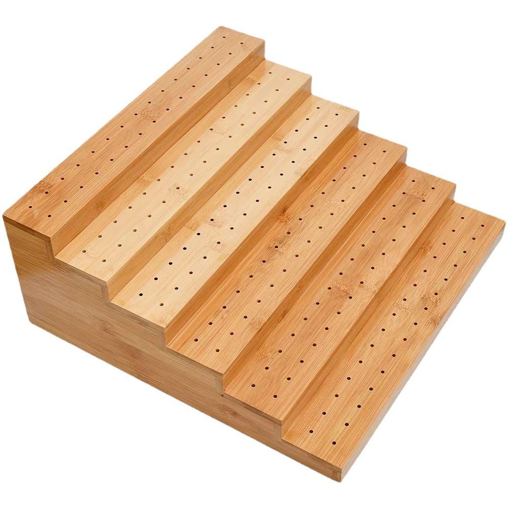 Porta Spiedino in Legno, Supporto per Plettro in Legno 180 Fori Tabellone per Buffet a 6 Livelli Espositori Multi Livello Porta Plettro per Cocktail Party