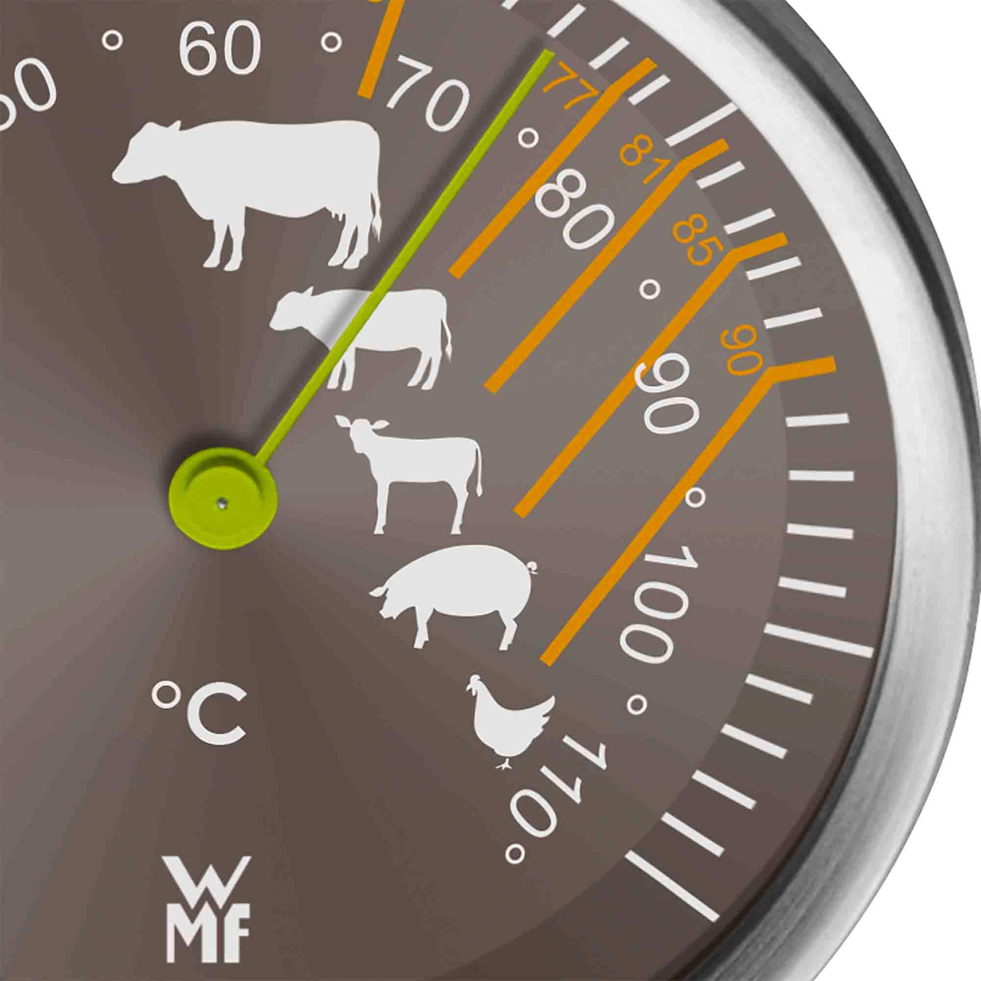 WMF 0788009990 - Rostiera in Cromargan: acciaio INOX 18/10, con coperchio utilizzabile come padella