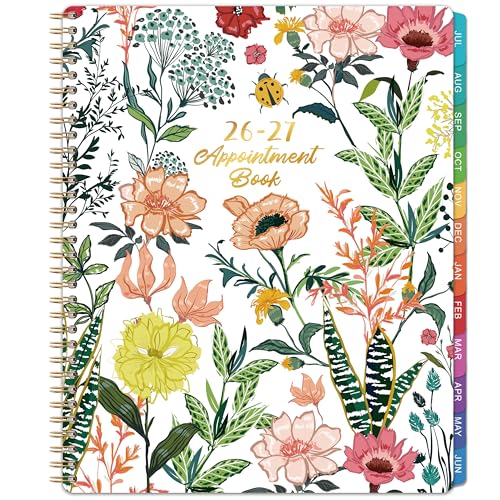 2026-2027 Appointment Book/Planner - 2026-2027 Daily Hourly Planner Jul 2026 - Jun 2027 Weekly Appointment Book 8.5 x 11 30-Minute Interval Lay-Flat Ample Space with Notes To-Do Lists