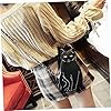 GALPADA Katzen Umhängetasche Aus Pu-material Mit Ketten-design Und Praktisch Für Alltag Reisen Und Einkaufen Stilvolle Crossbody Tasche Für Mädchen #2