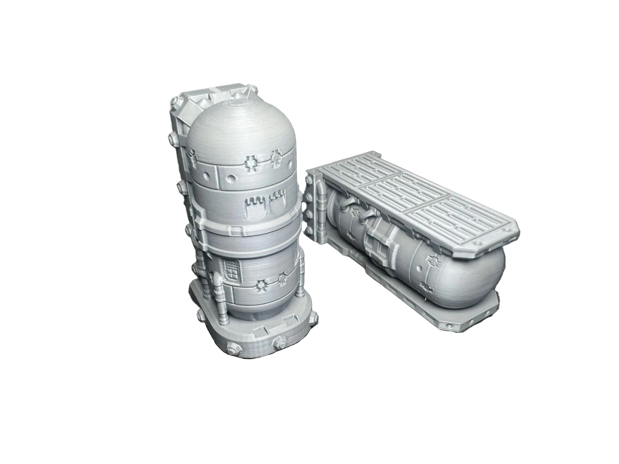 Industrial Storage Tanks Sci-fi Scatter Terrain for 28mm Wargaming Sci Fi