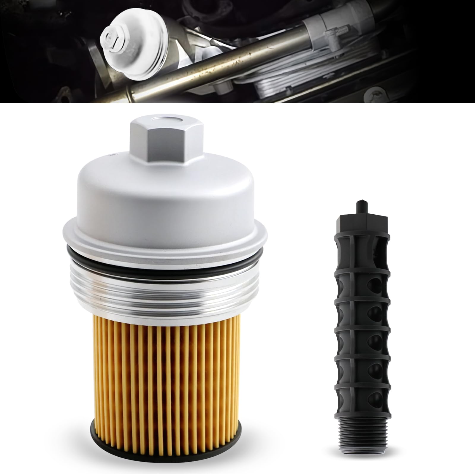 FARLEYO Aluminum Oil Filter Housing Cover