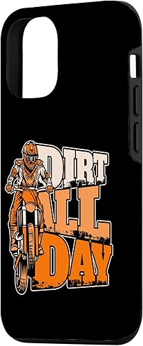 Miniatura 5 de iPhone 12 mini Dirt All Day Racing Supermoto Motorcycle Riders Motocross Case
