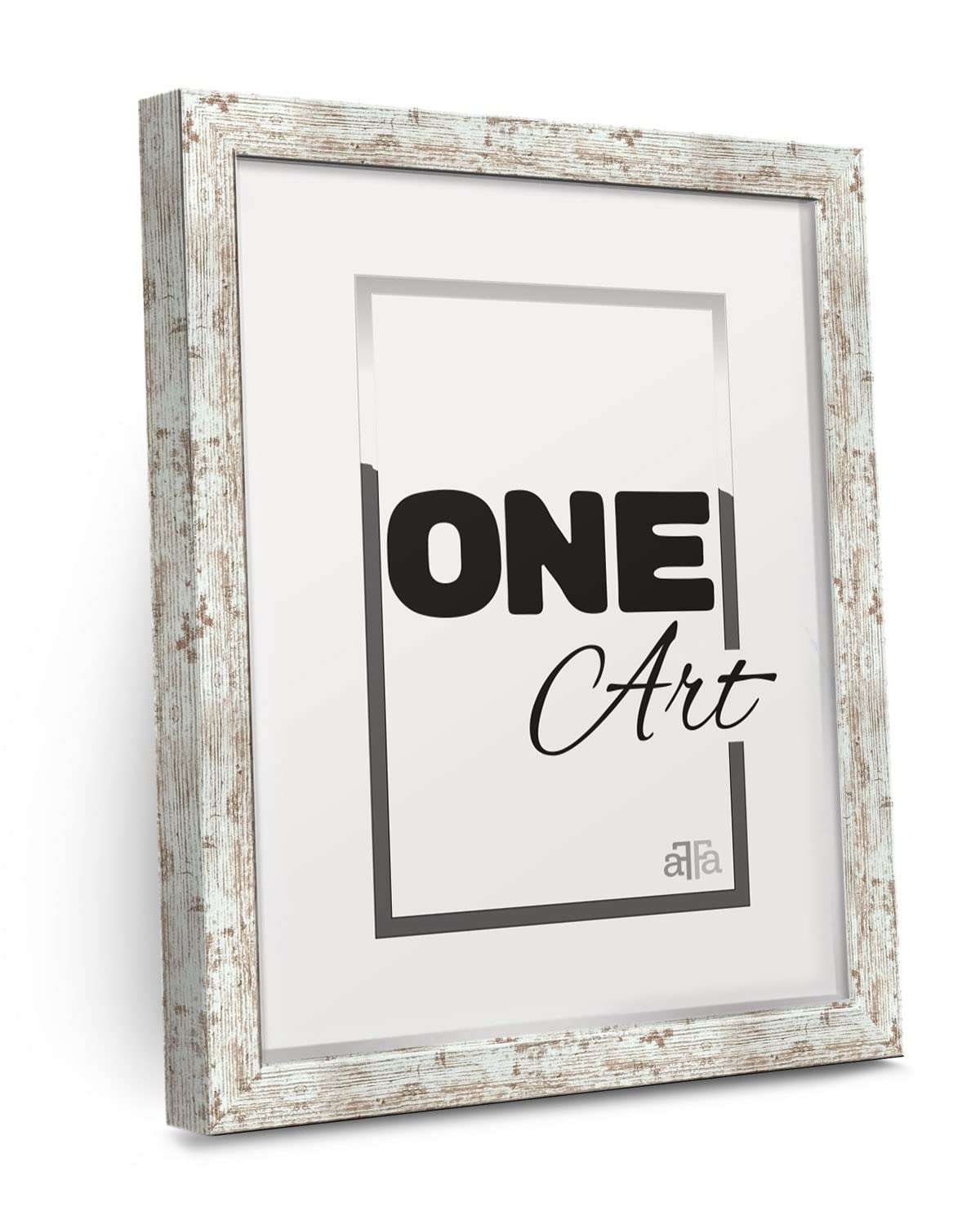 Hekla Portafoto In MDF Nero 40x50 Cm - Con Vetro Acrilico, Facile Da Pulire, Design Moderno - Foto 3