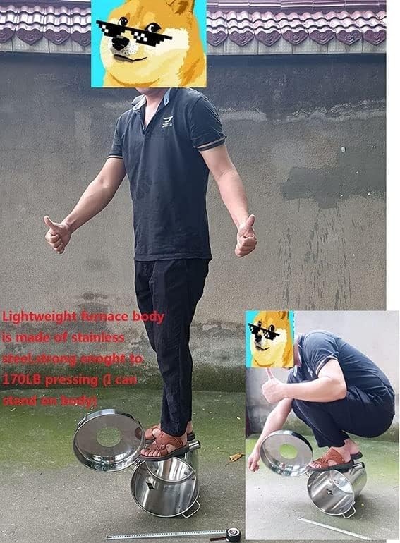 Miniatura 5 de Forja de gas del molde del molde del molde del crisol de la fundición del horno del metal del gas de 17.6 lbs