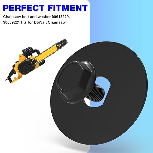 Miniatura 3 de YOOANK Perno y arandela de motosierra 90618229, 90639221 Reemplazo para motosierra DeWalt DCCS620 CMCCS620 CMCCS660 DCCS670 DCCS690 DWCS600