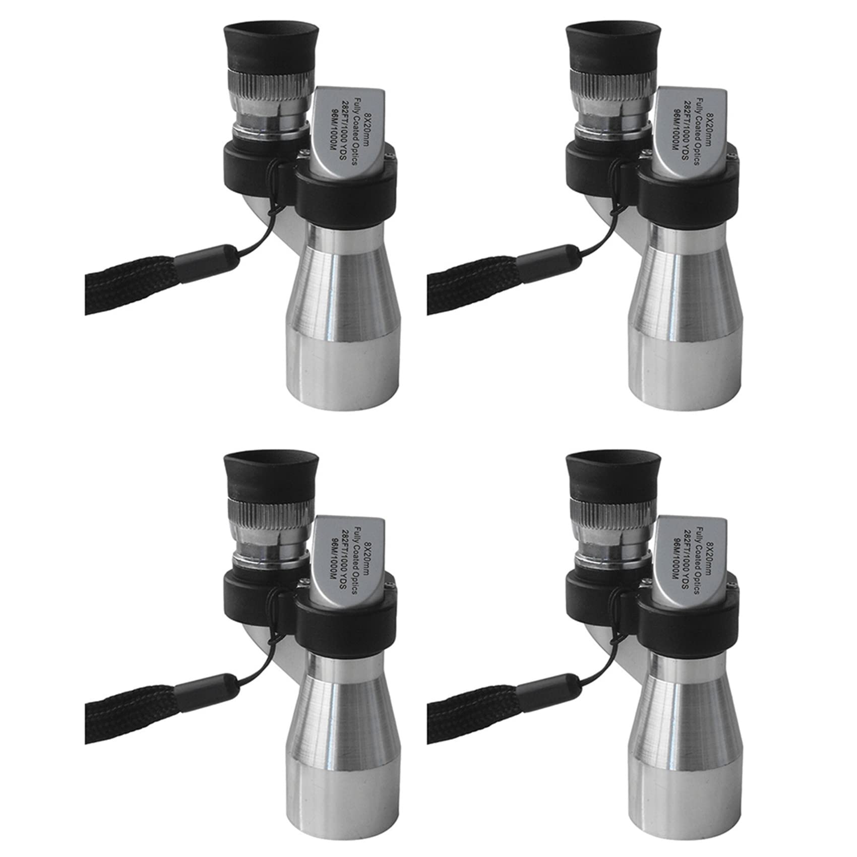 Wuden 4X Mini 8X20HD Corner Optical Monocular Telescope Focuser Hiking Climbing Wilderness Expedition Microscope Eyepiece