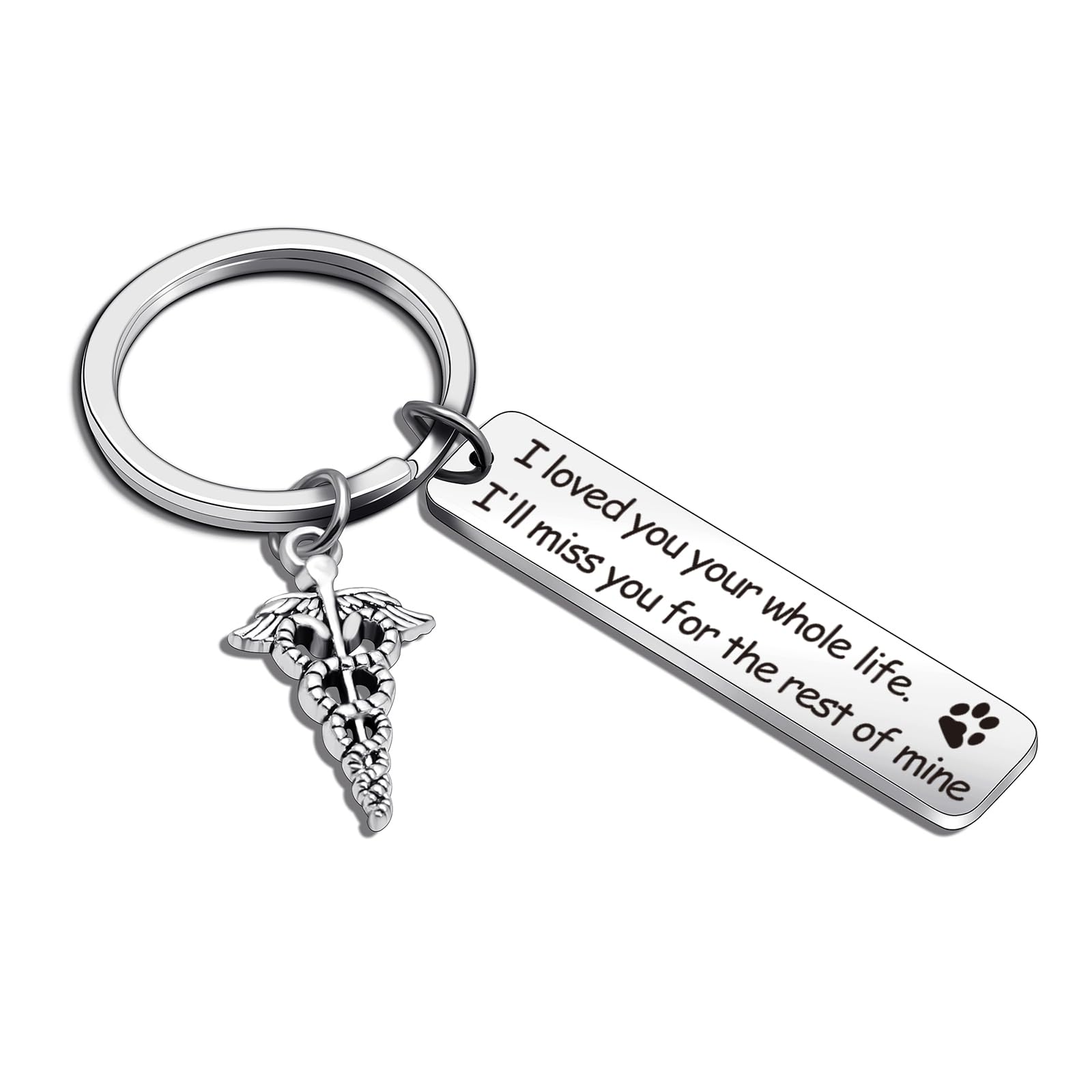 Pet Remembrance Gift for Pet Bereavement Keychain Pet Funerary Gift Pet Passing Keychain Pet Remembrance Jewelry