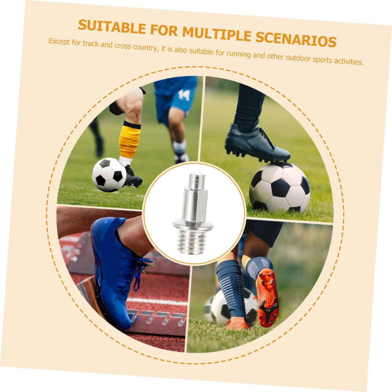 BESPORTBLE 3 Sets Mens Track Cleats Spike for Jumping Running Shoes Replacement Spikes