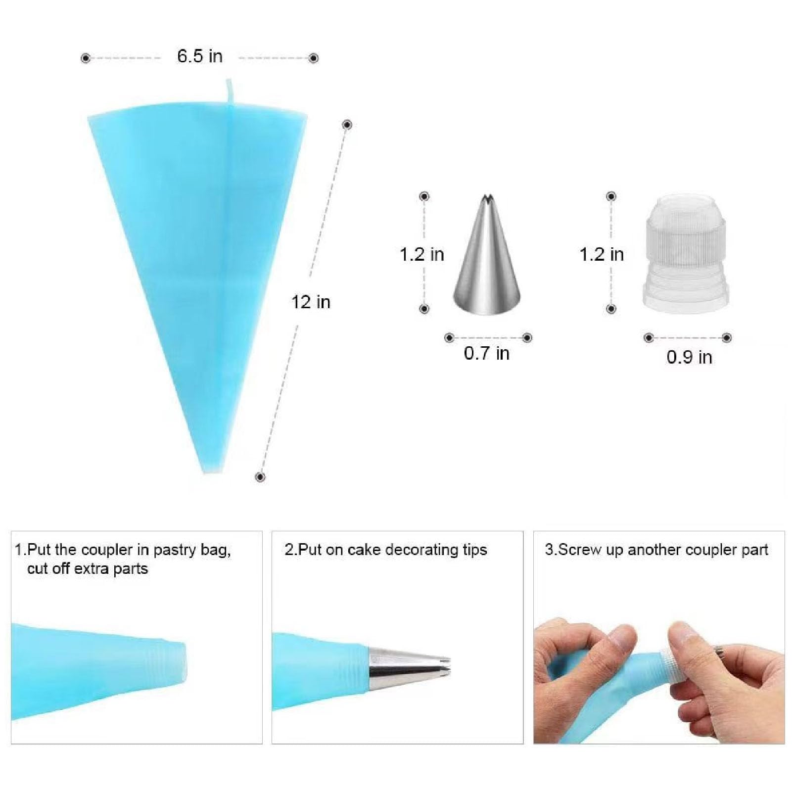 AMONIDA Kit de Decoración de Pasteles de 22 Piezas con Plato Giratorio de Aleación de Aluminio de 12 Pulgadas Ideal para Panaderos Profesionales y Domésticos Incluye Herramientas Esenciales para