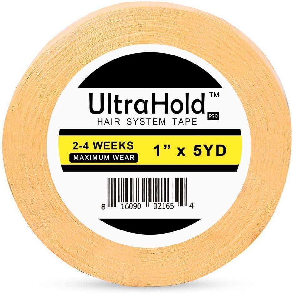 Yellow Cotton Wig Tape 5 Meter | Double Sided Hair Patch Adhesive | Waterproof Strong Hold Tape for Wigs & Toupee-image-34