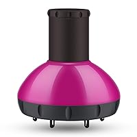 Vista 11 de Segbeauty Difusor de cabello con cuenco profundo, flujo de aire ajustable, accesorio profesional para cabello rizado y ondulado, herramienta