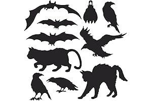 Spellbinding Black Cat Cardstock Paper Cutouts