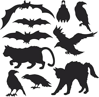 Beistle 01019 Halloween Silhouettes, 12.50 inch, Black