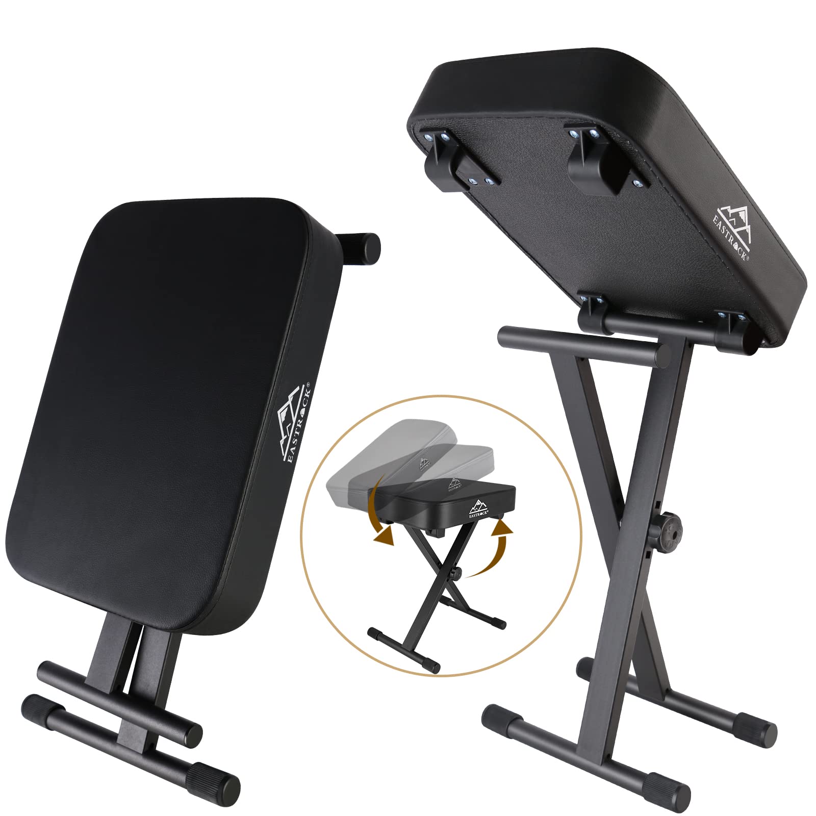 Keyboard Seats Computer Snapklik.com : EASTROCK Piano Bench,Adjustable Piano Keyboard Bench, X ...