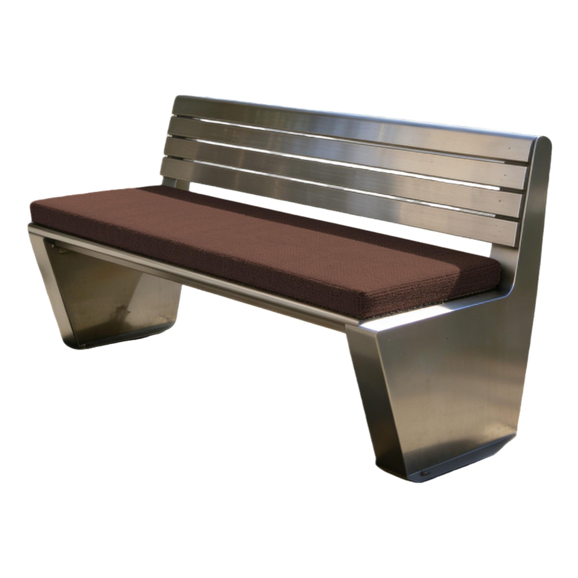 GUOLIXIA Waterproof Garden Bench Cushion 41 x 104 cm Floss Memory Foam Resilience Foam Patio Bench Pad Outdoor Waterproof with Zipper for Garden Patio Bay Window, Brown