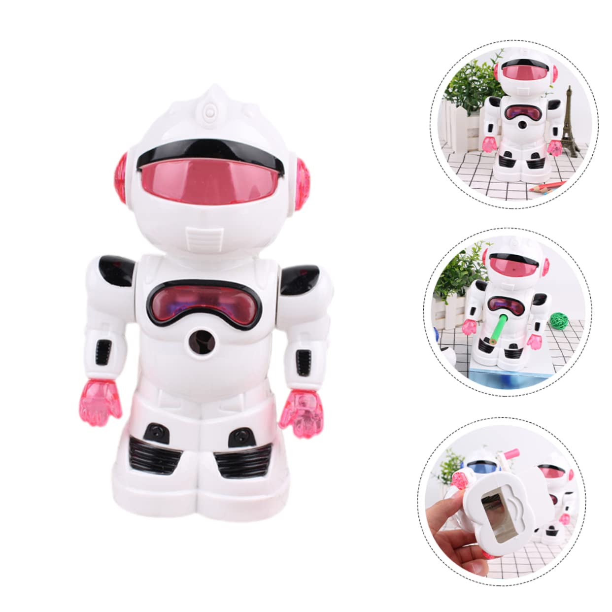 NUOBESTY 5 Pièces Taille-crayon Robotique Taille-crayon Électrique Crayons Mécaniques Taille-crayon à Main Machine Pour Les Enfants Électronique Aiguiseurs Aiguiseur Électrique Métal Rouge