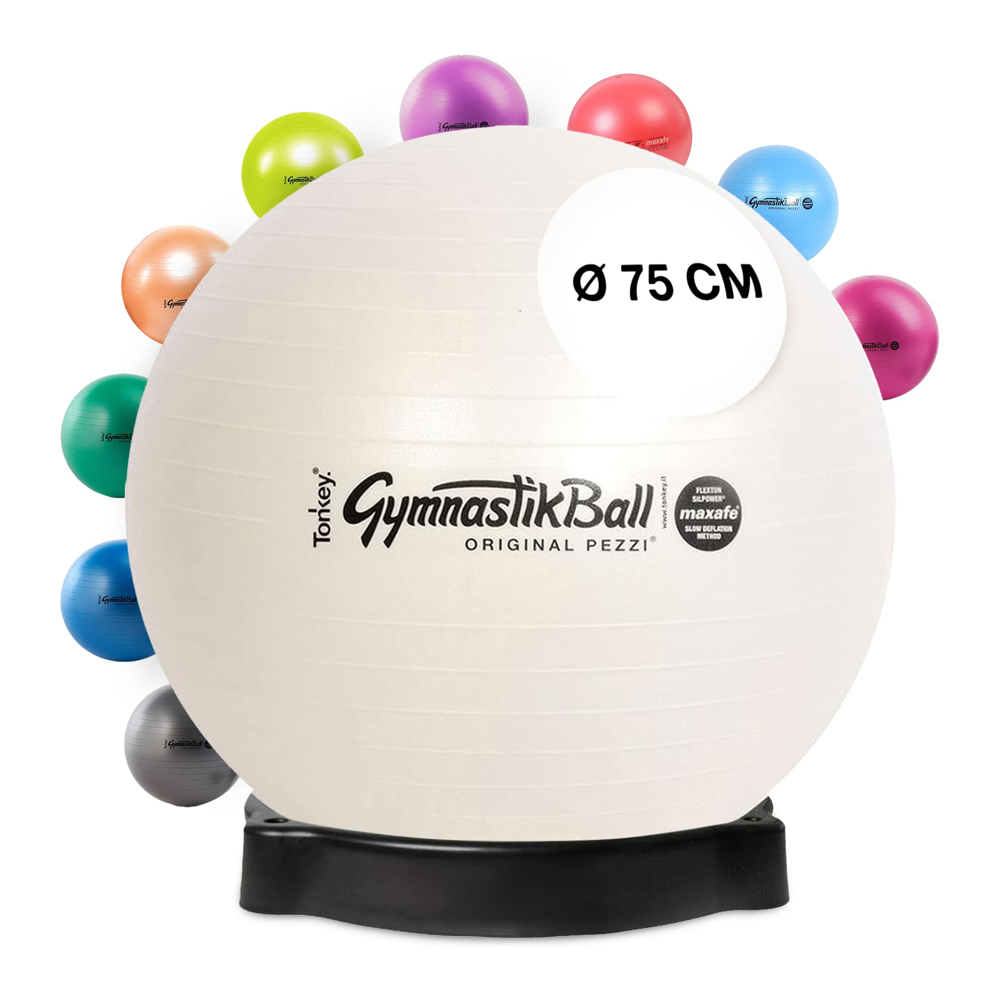 PEZZI Original Pezziball MAXAFE mit Ballschale Sitzball