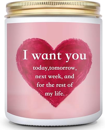 Regalo para el día de San Valentín, vela para esposa, regalos con texto en inglés "I Love You", regalo romántico para su novia, pareja, regalos de