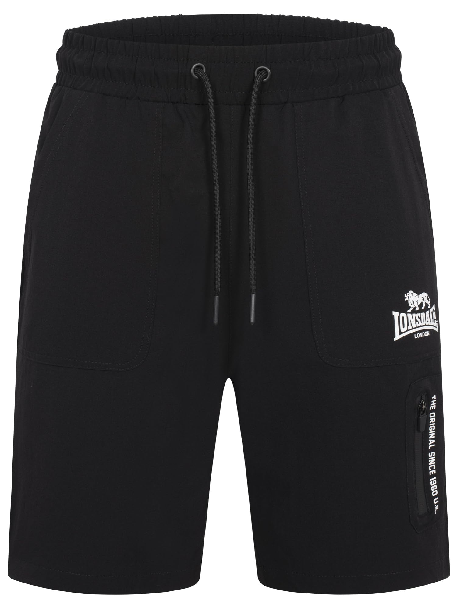 Lonsdale London Havant Homme Short Noir 90% Polyamide, 10% Spandex Regular