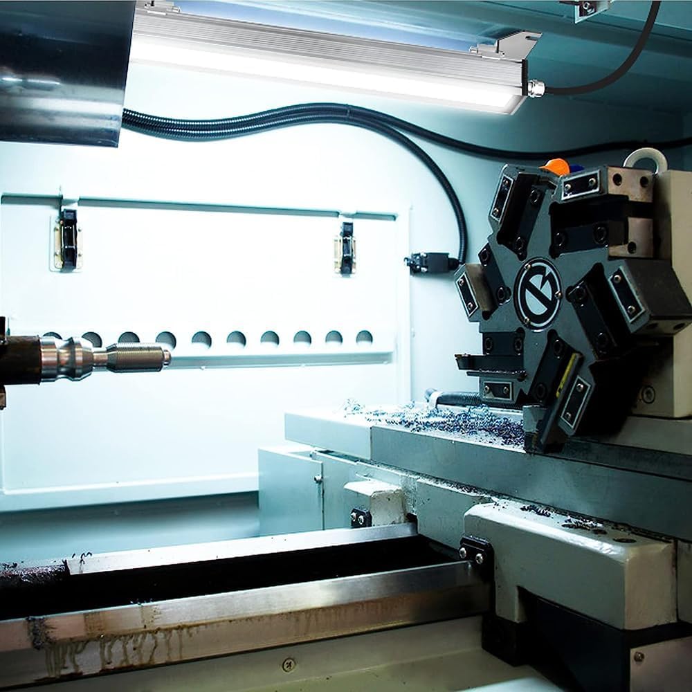 Lampa Warsztatowa Led Lampa świetlówkowa, Lampa Przeciwwybuchowa Ip68/oświetlenie Wewnętrzne Maszyny Cnc, Oświetlenie Przemysłowe Lampa Robocza Do Obrabiarek I Tokarek(Size:110~220V,Color:16W)