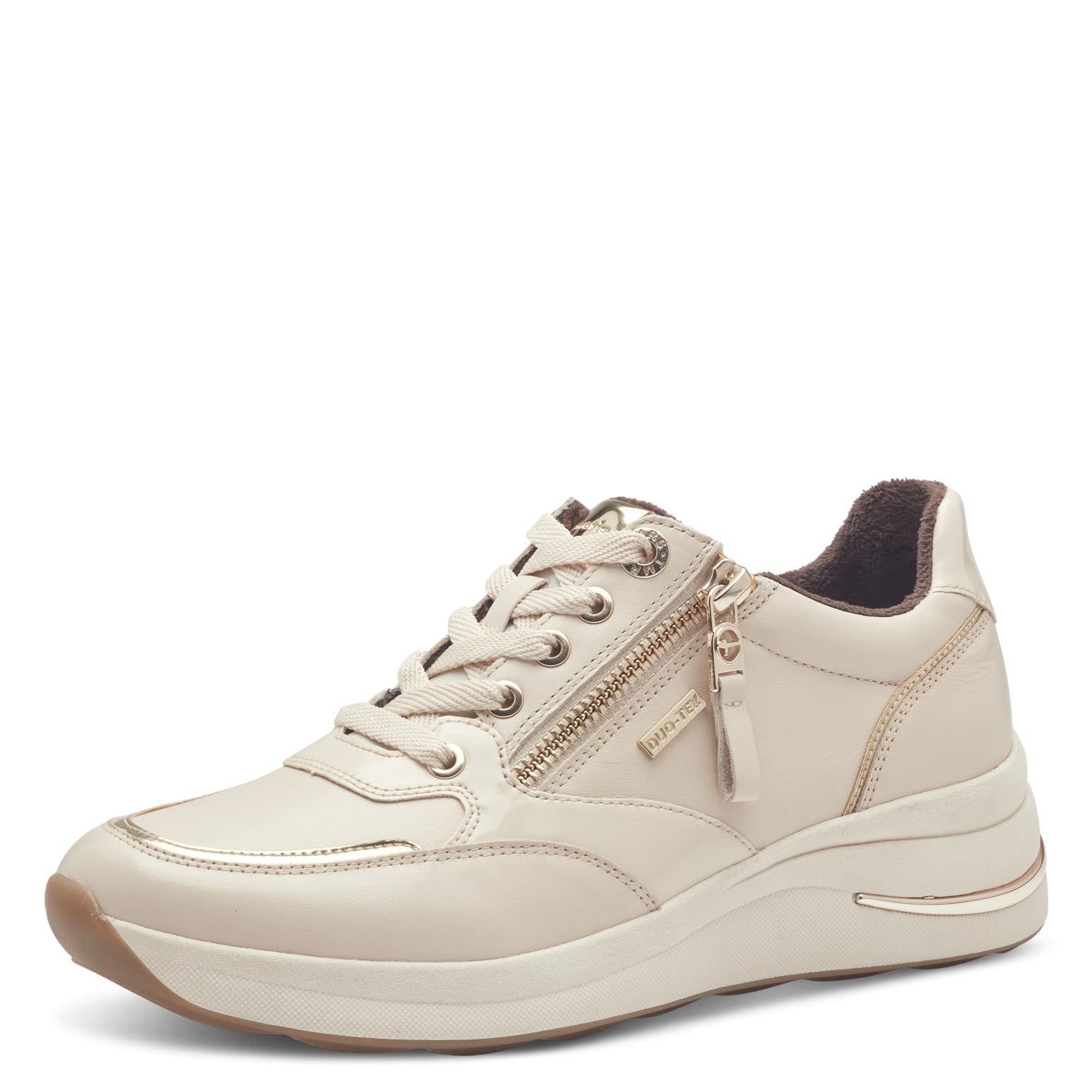 Tamaris Comfort Damen Sneaker flach mit Schnürsenkeln Freizeit