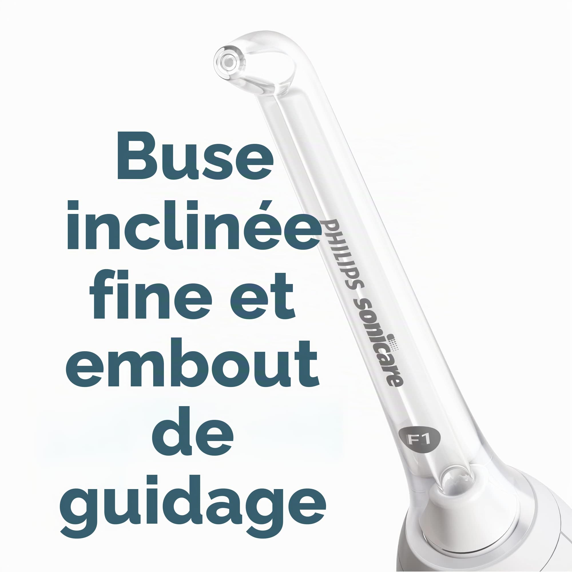 Philips Sonicare Power Flosser Lot de 2 embouts standard (F1) Blanc HX3042/00