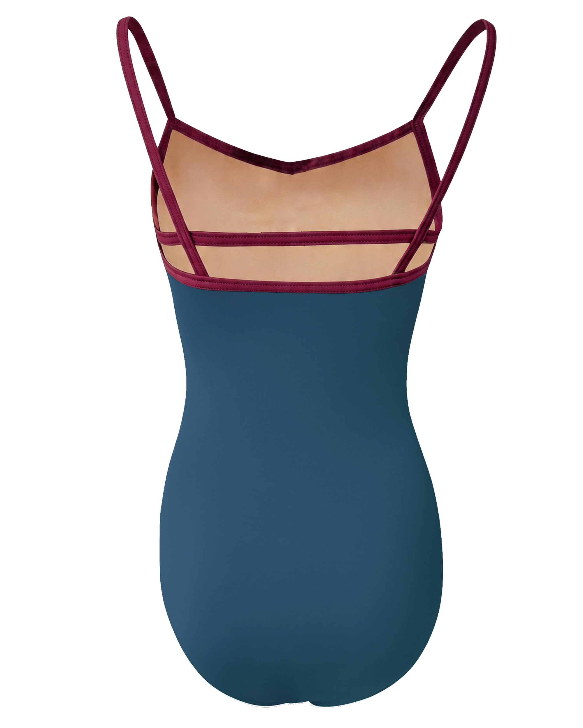 ROYAL SMEELA Maillot de ballet mujer con tirantes,body bailarina adulto,body de danza ballet,leotardo danza clásico con sujetador integrado