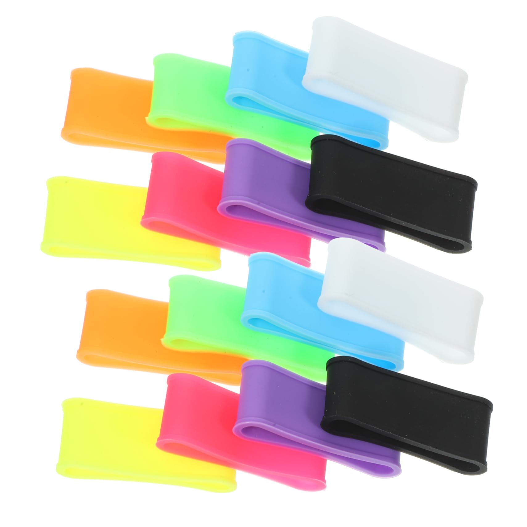 GANAZONO 16Pcs Racket Grip Bands Non Slip Badminton Tennis Racket Overgrip Elastic Racket Handle Covers for Sports Equipment Fishing Rods Bike Handlebars