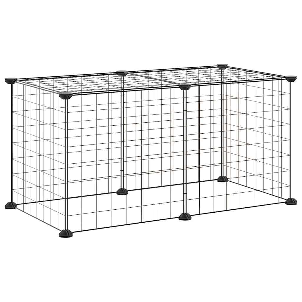 Enclos pour animaux vidaXL à 8 panneaux pour empêcher les fuites et morsures