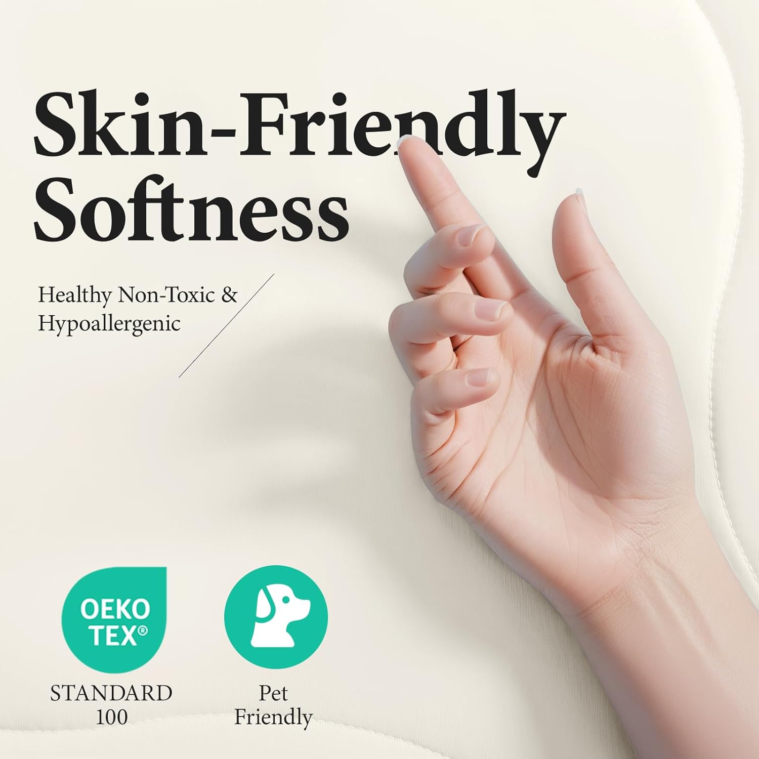 Cooling Comforter Queen Size, Cooling Blankets for Hot Sleepers and Night Sweats, Double Sided Cool Q-Max>0.45, Lightweight and Breathable Absorb Heat Soft Summer Ice Blanket 90"×90" Inches, Ivory