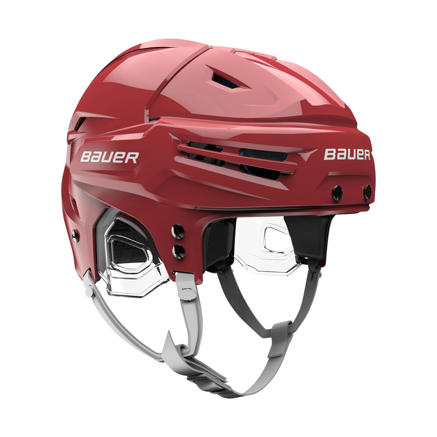 BAUER Reakt 65 - Casco Senior, talla: M, color: rojo