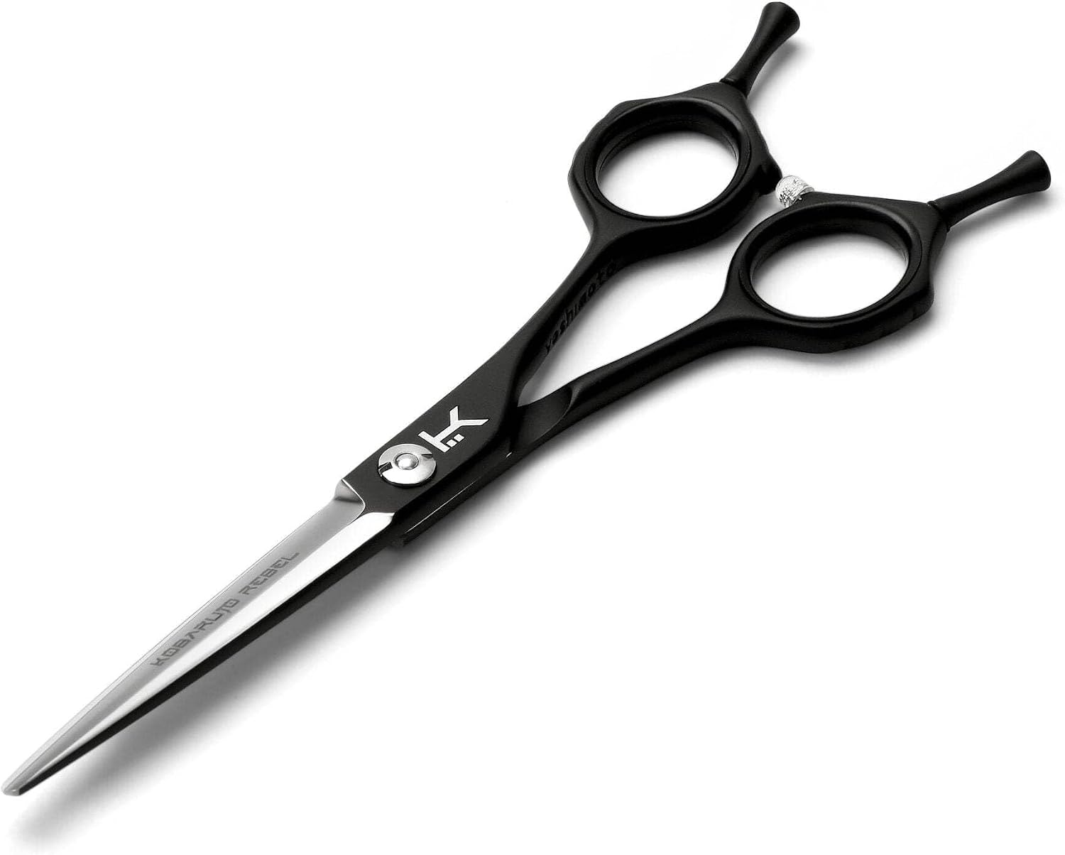 Very Sharp Kobaruto Rebel - 440c Silver Black Cobalt 5.5" Barber Scissors Stylist Hair Shears