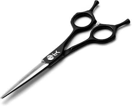 Very Sharp Kobaruto Rebel - 440c Silver Black Cobalt 5.5" Barber Scissors Stylist Hair Shears