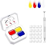 Professional Gradient Painting Gel, 9 Colors Ombre Gel Nail Polish With 100PCS Nail Sponges & Grabbing Pen Soft And Easy To Shoot For Acrylic Nails And Natural Nails ,French Manicure DIY Nail Art (A07)