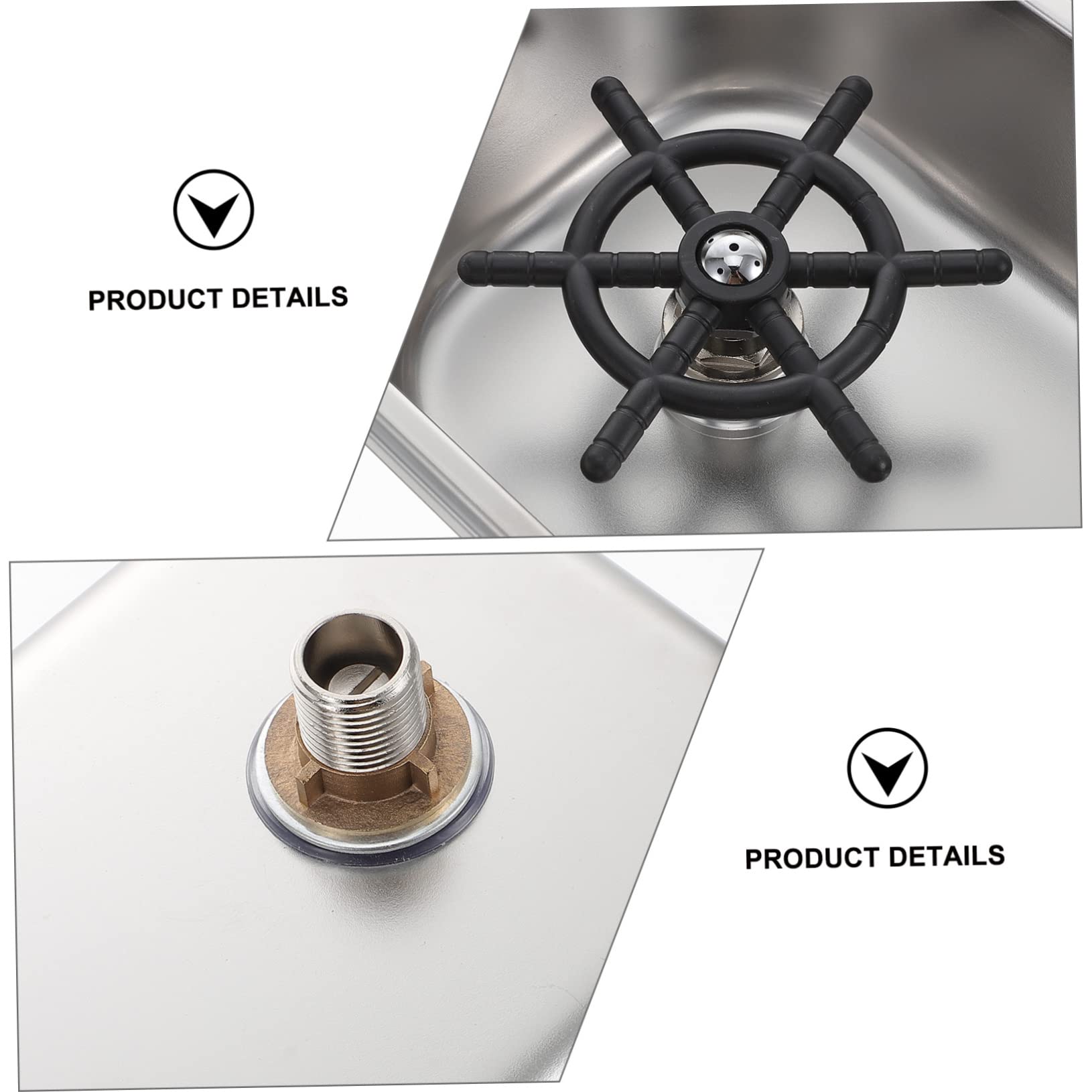 Angoily Scolaborraccia Lavabicchieri Automatico in Acciaio Inox e Silicone, Risciacquo ad Alta Pressione per Bar e Lavello Cucina, Pulizia