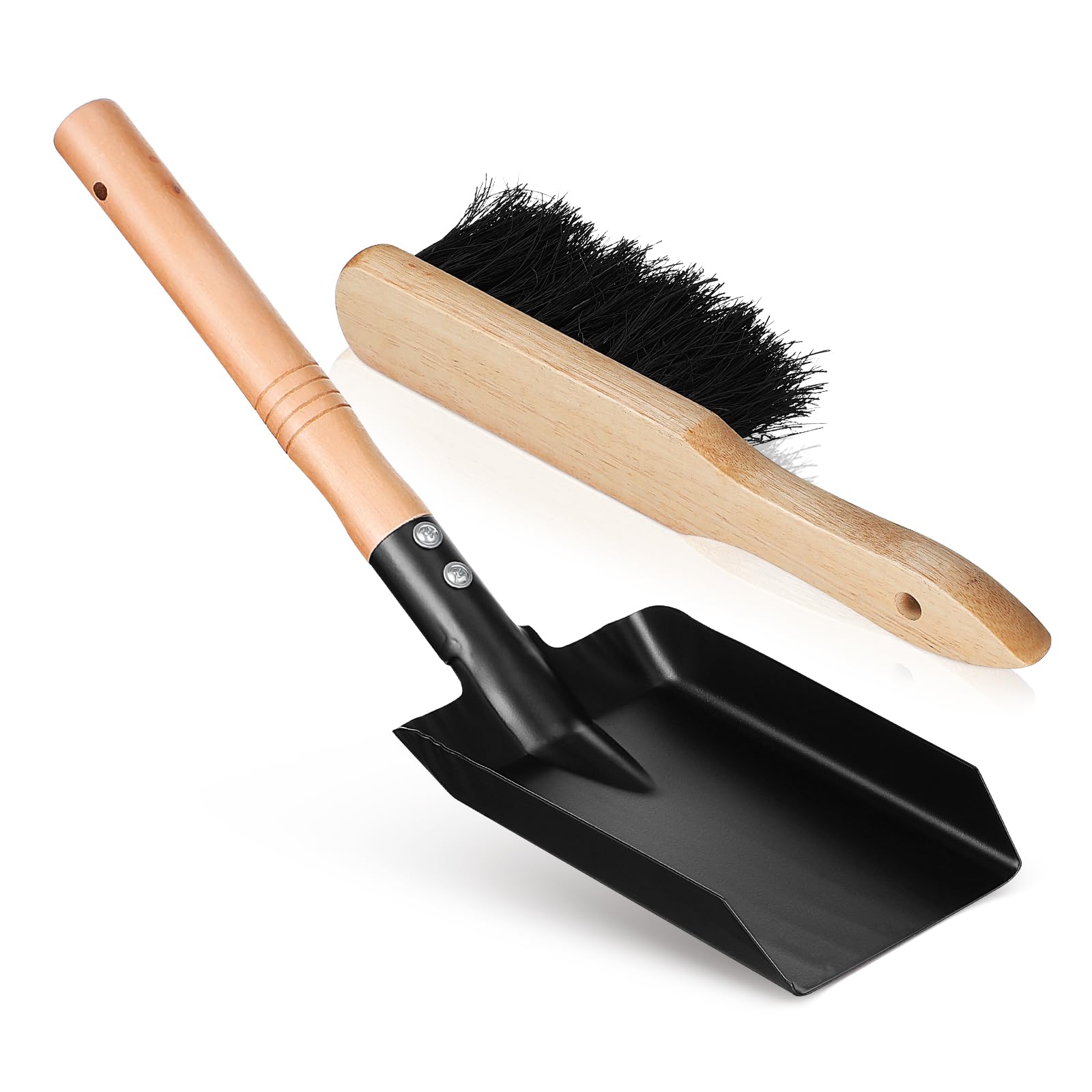 Pelle à charbon Alasum brosse facile à saisir pour cendre