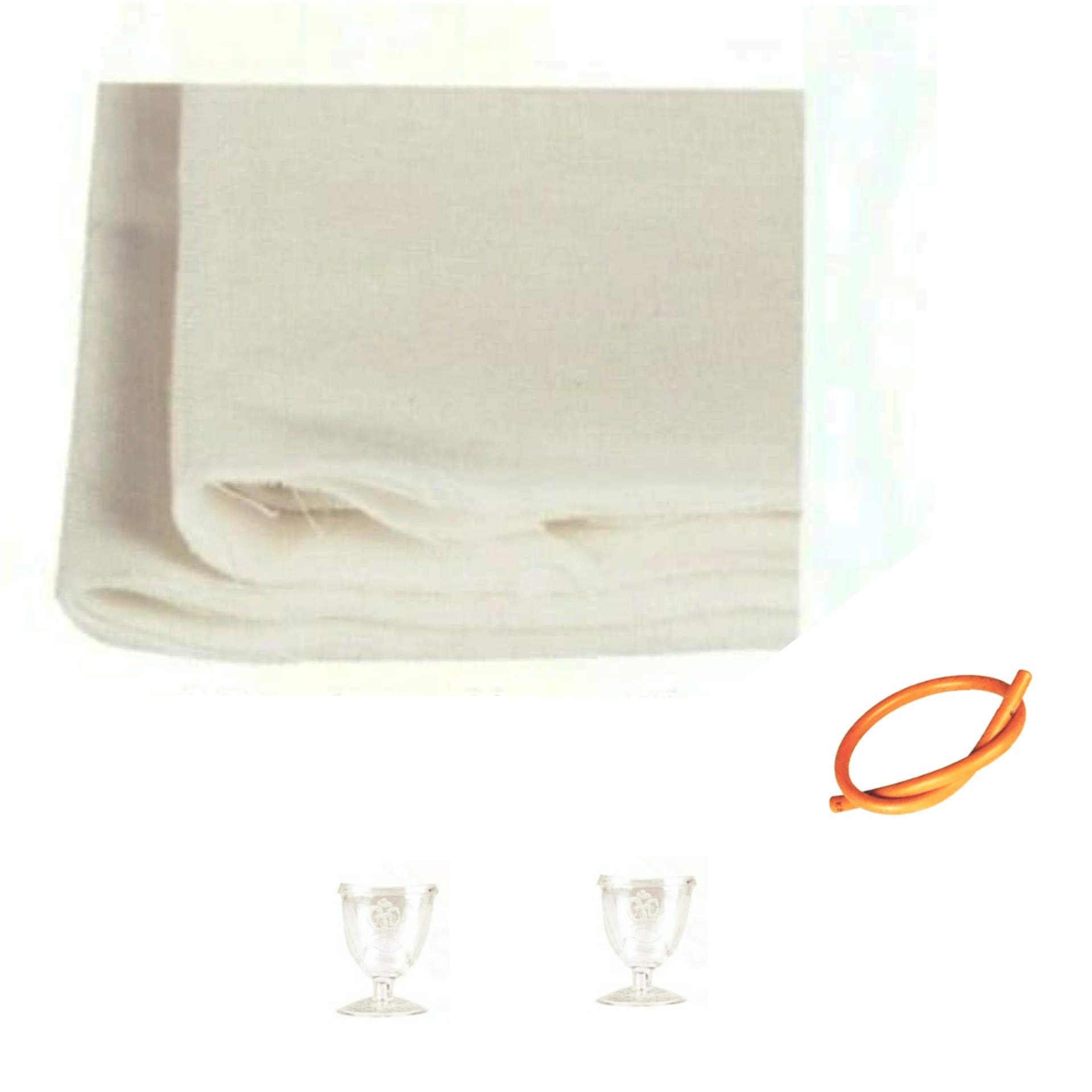 Yoga Store Wala Cotton Normal Vastra Dhauti With 1 Rubber Neti And 2 Eye Wash Cup, 1 Sutra Neti - (Combo Pack Of 4)-image-12