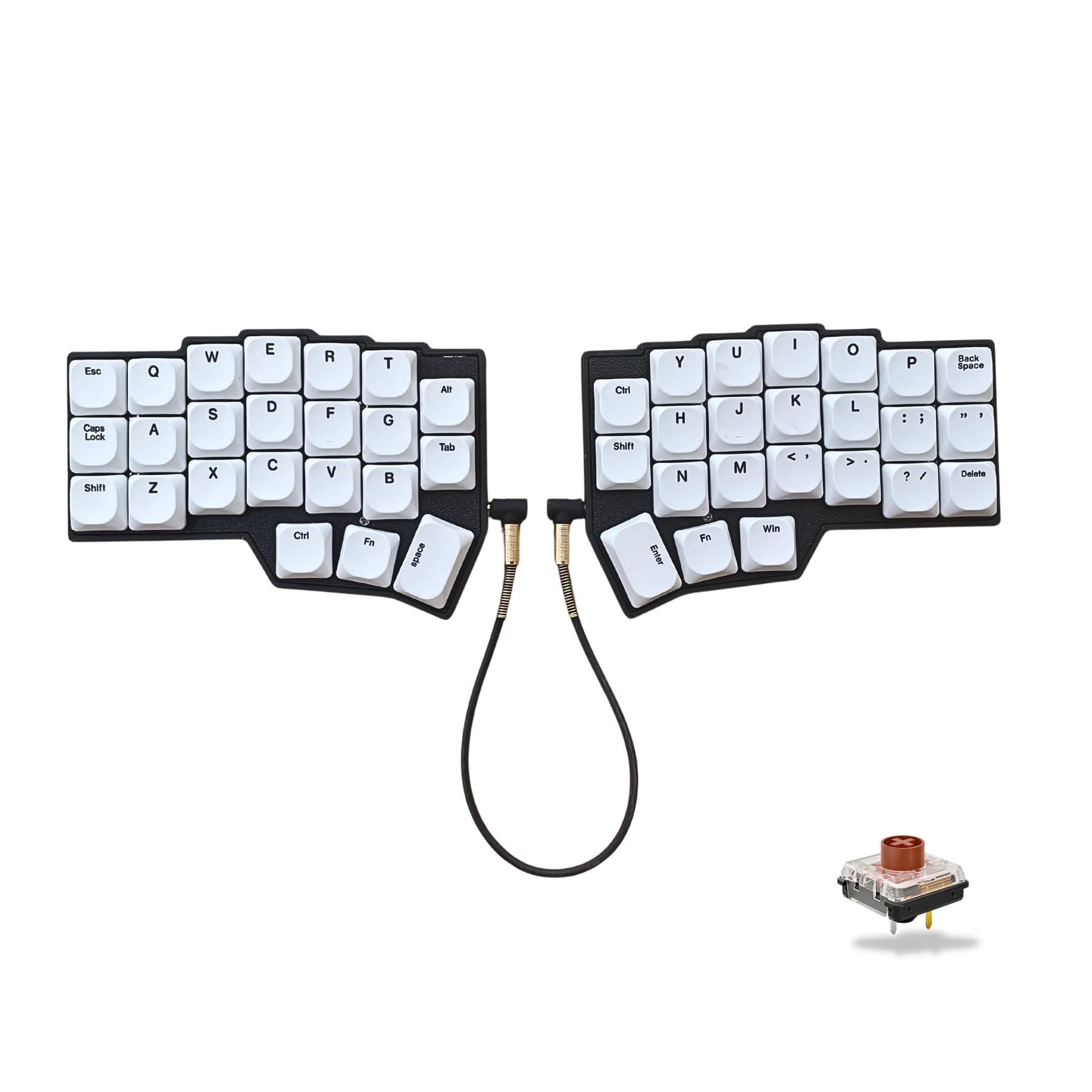 チャーチコルネ　4大都市 Amazon.com: SZRKBD Choc Corne V4.1 Low Profile Split Ergonomic