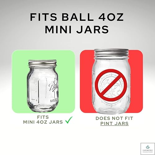 Miniatura 3 de Paquete de 12 tapas para tarros de especias juego de 12 tapas de plástico de polipropileno rojo tapas de plástico sin BPA de 1890in para tarros de